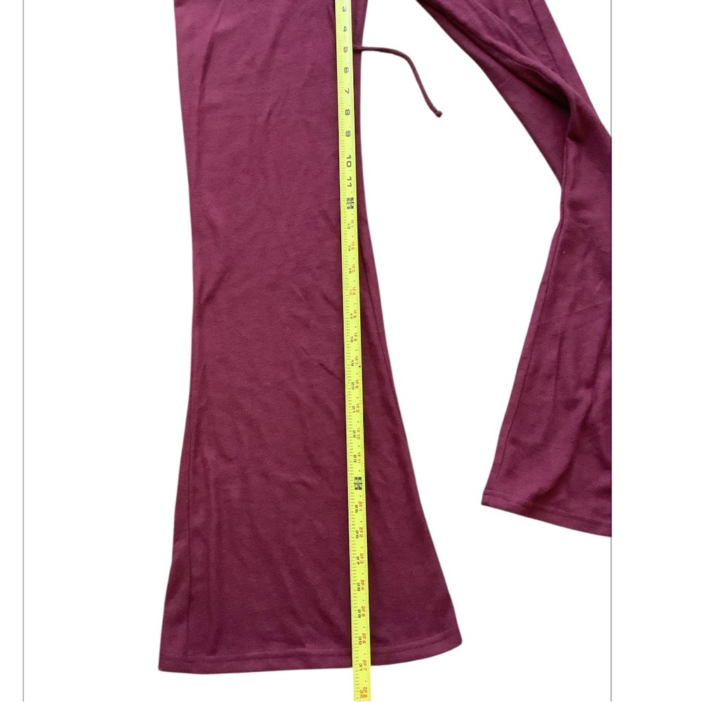 Urban Outfitters Out From Under Flare Bottom Pants Wine Size Small Casual NWT - Picture 6 of 7